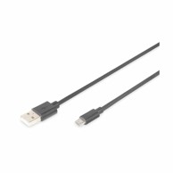 DIGITUS USB kabel A-B micro 3 m, crni