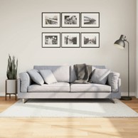 Tepih Oviedo kratkih vlakana krem 120 x 120 cm