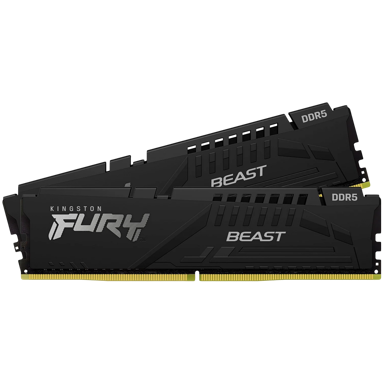 KINGSTON Radna memorija FURY Beast Black, 64 GB, DDR5 6000 MT/s, CL36, 2 x 32 GB