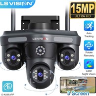 Vanjska WiFi 15MP CCTV kamera s tri leće i PTZ funkcijama