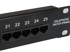 EQUIP Patch panel Cat.3 RJ45 ISDN 25-portni, crni