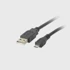 LANBERG Kabel USB CA-USBM-10CC-0010-BK, crni, 1m, USB 2.0, Micro-USB B na USB A