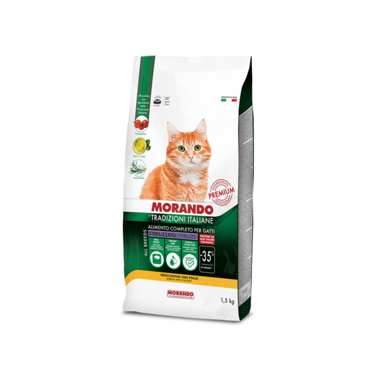 MORANDO Tradizioni Cat Adult Sterilized, piletina 1,5 kg
