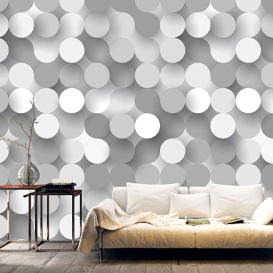 Foto tapeta Silver Net 200x140