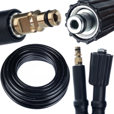 ROSFIX Crijevo visokog tlaka 5 m Quick Connect, kompatibilno s Kärcher K2–K7, max 200 bar, 60 °C