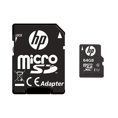 HP SD kartica MICRO MI210, 64GB, KLASA BRZINE U1, S ADAPTEROM