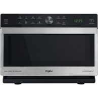 WHIRLPOOL Samostojeća kombinirana mikrovalna pećnica MWSC 833 SX, 33 l, 900 W, crna/nehrđajući čelik