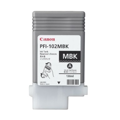 CANON Tinta, PFI-102, original, mat crna