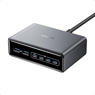 ANKER Kućni punjač, GaN Prime 200W, 4xUSB-C, 2xUSB-A, PowerIQ 3.0