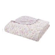 BIANCA Pamučan prošiven prekrivač u boji lavande/bež 220x230 cm Ditsy Floral
