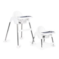 ECOTOYS Stol za hranjenje 2u1, bijeli