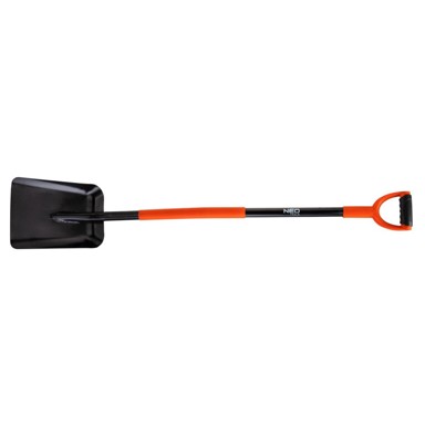 NEO TOOLS Lopatica za pijesak s metalnom drškom i plastičnim ručajem, siva