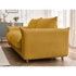 BOBOCHIC PARIS Žuta sklopiva sofa 214 cm Ernest, 214x120x87 cm