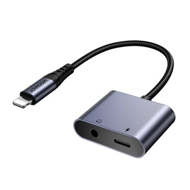 JOYROOM Adapter Lightning na 3.5mm + Lightning, SY-L01, crni