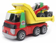 BRUDER Set, kamion i bager, Roadmax, BR20070, crveni