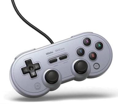 8BITDO Kontroler SN30 Pro, žičani, sivi