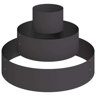 Metalna sadilica, velika, čelik/crna, modularna