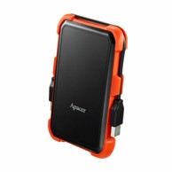 APACER Vanjski tvrdi disk 1TB, AC630, USB 3.1, otporan na udarce, crno/narančasti