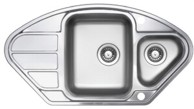 SINK SOLUTION Sudoper A Line 94,5x51 cm, 1+2/3, inox