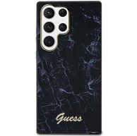 GUESS Originalna maskica za Samsung Galaxy S23 Ultra Marble crna