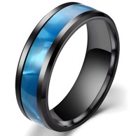 Prsten DA-31855 KP31855, 57 mm, crno-plavi
