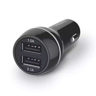 PHILIPS Auto punjač DLP2357/10, 2x USB, crni