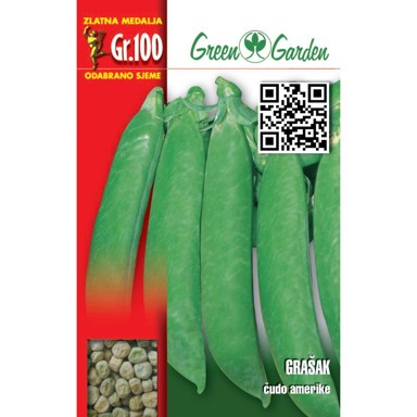 GREEN GARDEN Sjeme povrća grašak čudo amerike 100g