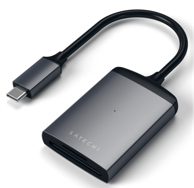 SATECHI Čitač kartica Aluminum Type-C UHS-II Micro SD, sivi