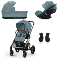CYBEX Dječja kolica Balios S Lux Stormy Blue Set S – olujno plava