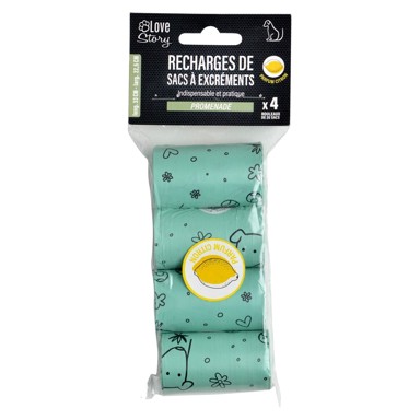 LOVE STORY Vrećice za pseći izmet, 4 kom