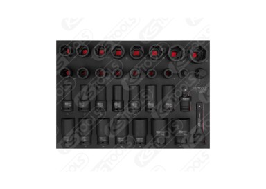 KS TOOLS Set nasadnih ključeva scs 3/4″, jača izvedba, 33-dijelni, u sistemu 1/1 umetak 711.2033