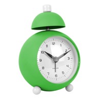 KARLSSON Budilica Chaplin ø 9 cm, prirodna