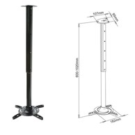 SBOX Stalak za projektor PM-102XL, stropni, crni