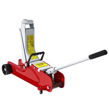 HOMESTAR Dizalica za auto, 56 x 20 x 8–38 cm, crvena