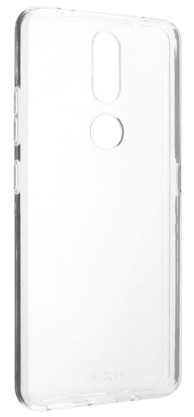 Maskica za Nokia 2.4, silikonska, sa zaštitnim staklom, prozirna