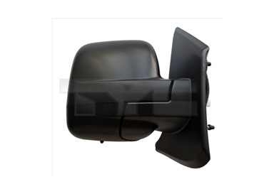 TYC Retrovizor Opel Vivaro 14-, crni, desni, električni, grijani, asferičan, 7 pinova, Trafic