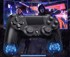 Bežični gamepad za PlayStation 4, vibracija, crna