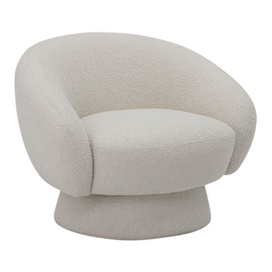 BLOOMINGVILLE Bijela stolica Ted, 93x82x74 cm