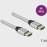 DELOCK Kabel HDMI 48Gbps 8K 60Hz 1m, srebrni