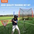 VEVOR Mreža za trening bejzbola i softballa, 7 x 7 ft, crvena