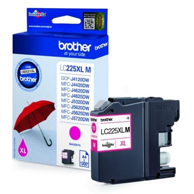 BROTHER Tinta, LC-225XL, original, magenta