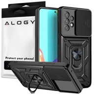 CAMSHIELD Maskica za Samsung Galaxy A73 / A73 5G, s prstenom, s postoljem