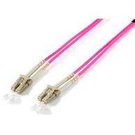 EQUIP LWL patch kabel LC na LC, OM4, multimode, duplex, ljubičasti, 1 m