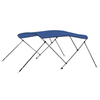 Bimini tenda s 3 luka, 183 x 196 x 137 cm, plava