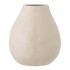 BLOOMINGVILLE Vaza krem ručno oslikana od kamenine Taza, visina 17 cm