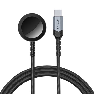 TECH-PROTECT Punjač bežični MC10 Ultraboost za Apple Watch, Type-C, crni