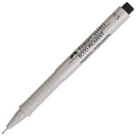 FABER-CASTELL Flomaster 166399, tehničko crtanje Ecco Pigment, 0,3 mm, crni