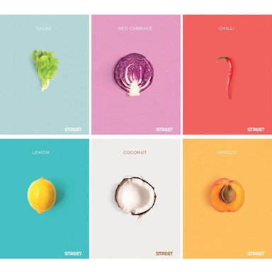 STREET Bilježnica Fresh A4, karo 5 mm