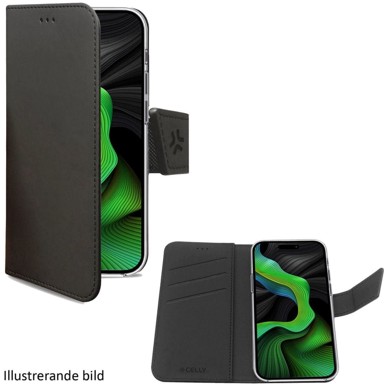 CELLY Novčanik futrola za iPhone 16 Pro, crna