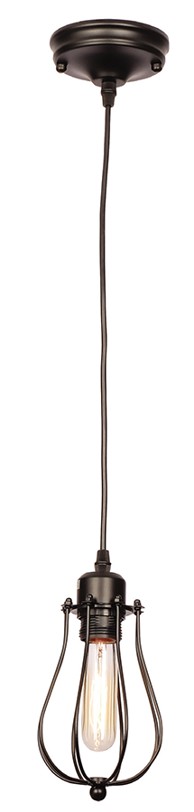 Visilica LOFT117, mat crna